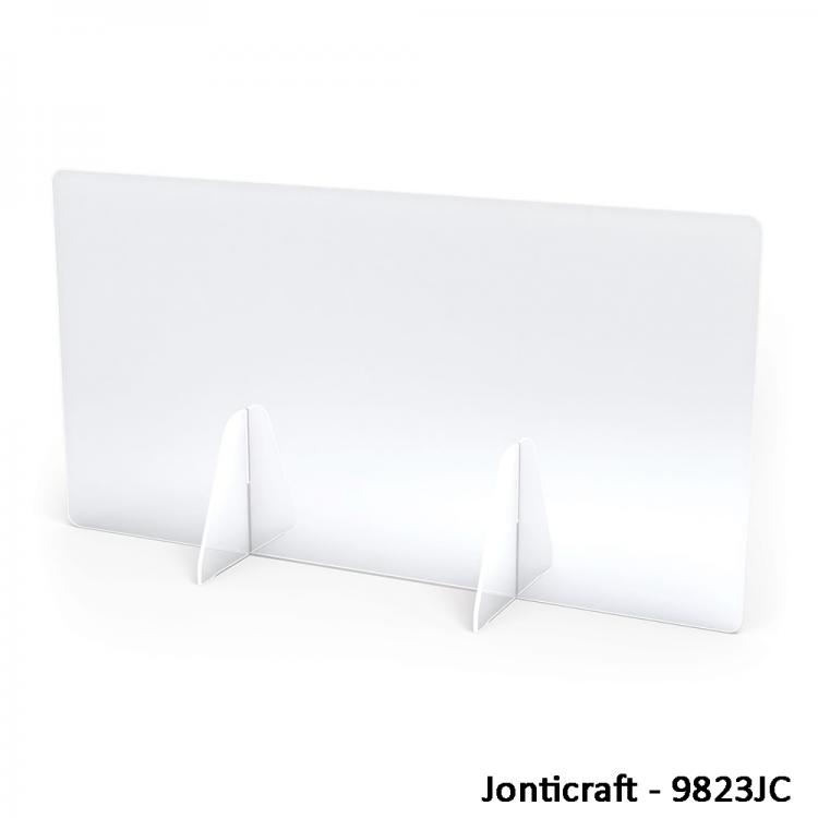 SeeThru Table Divider Shields Integrity Furniture